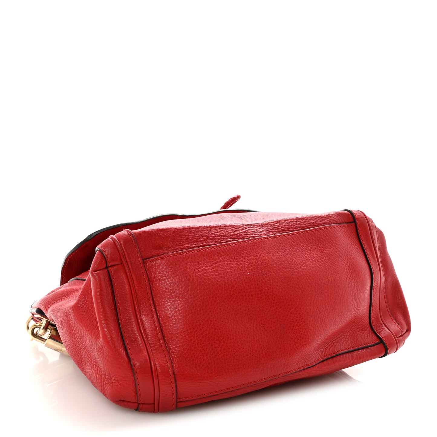 Cellarius Calfskin Medium Bella Flap Bag Vulcanic Red