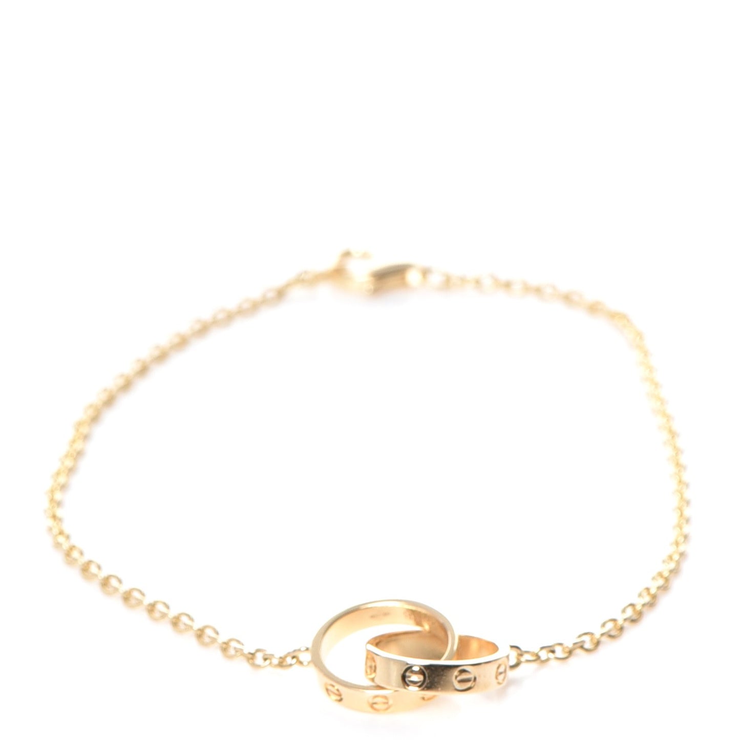 18K Yellow Gold Interlocking LOVE Bracelet
