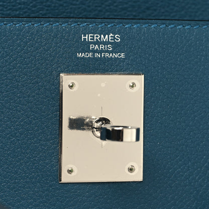 Hermes Evercolor Verso Kelly Retourne 28 Colvert Bleu Zephyr 6 of 11