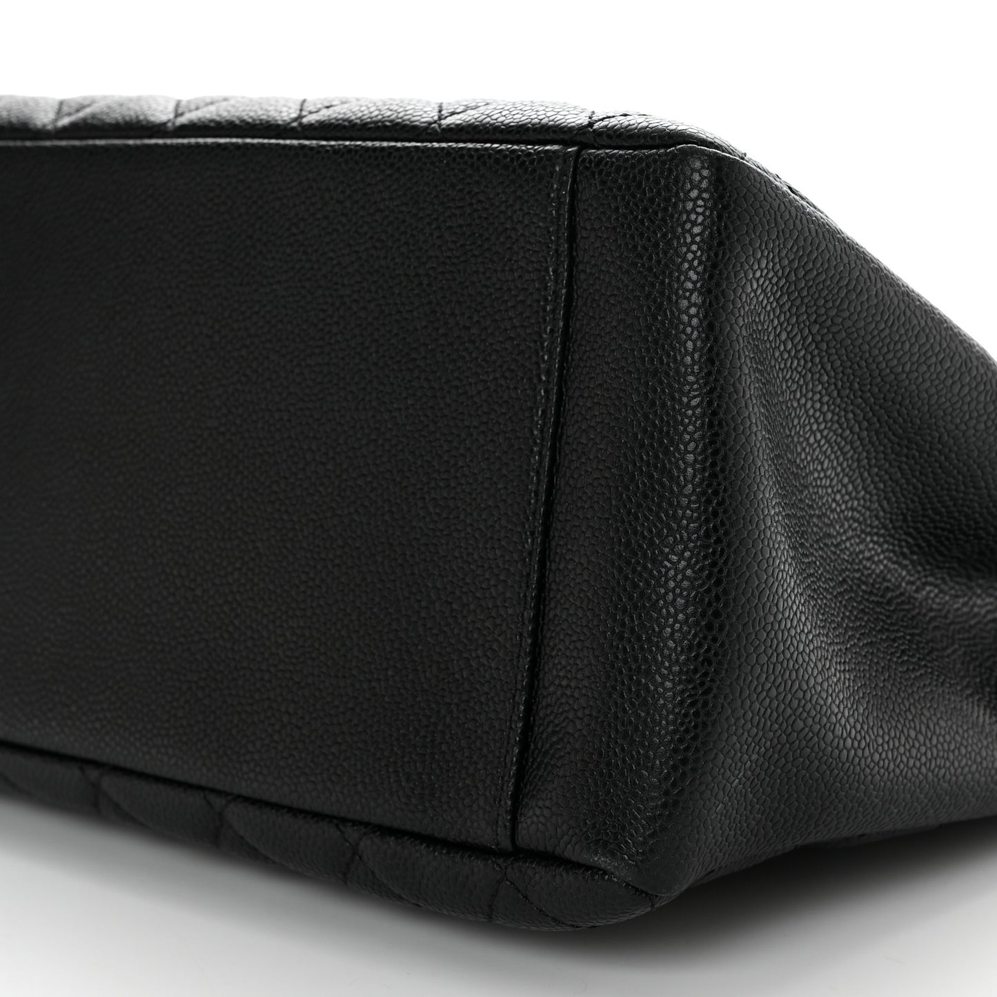 Caviar Quilted Grand Shopping Tote GST Black