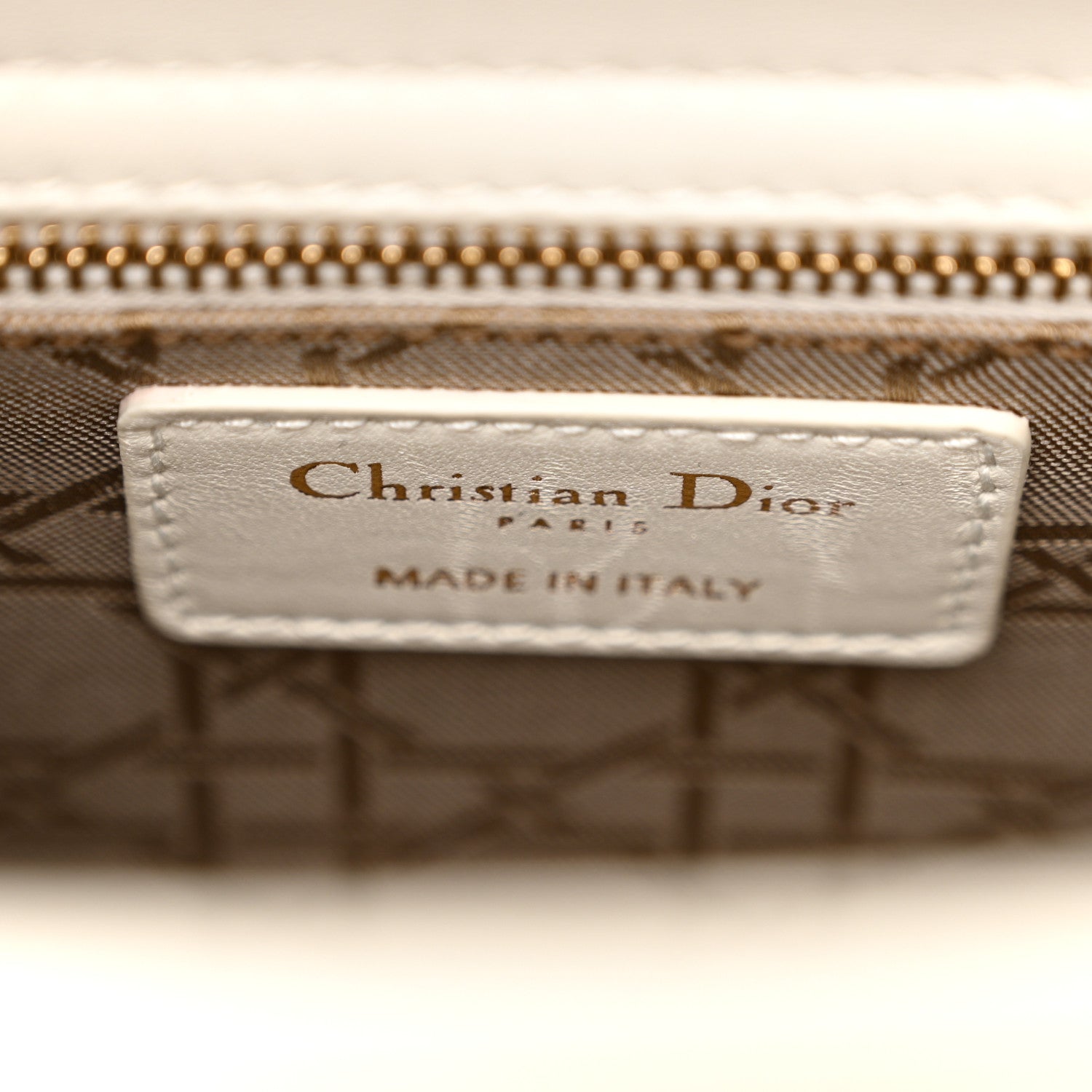 Christian Dior Lambskin Cannage Small Lucky Badges My Lady Dior White 6 of 10