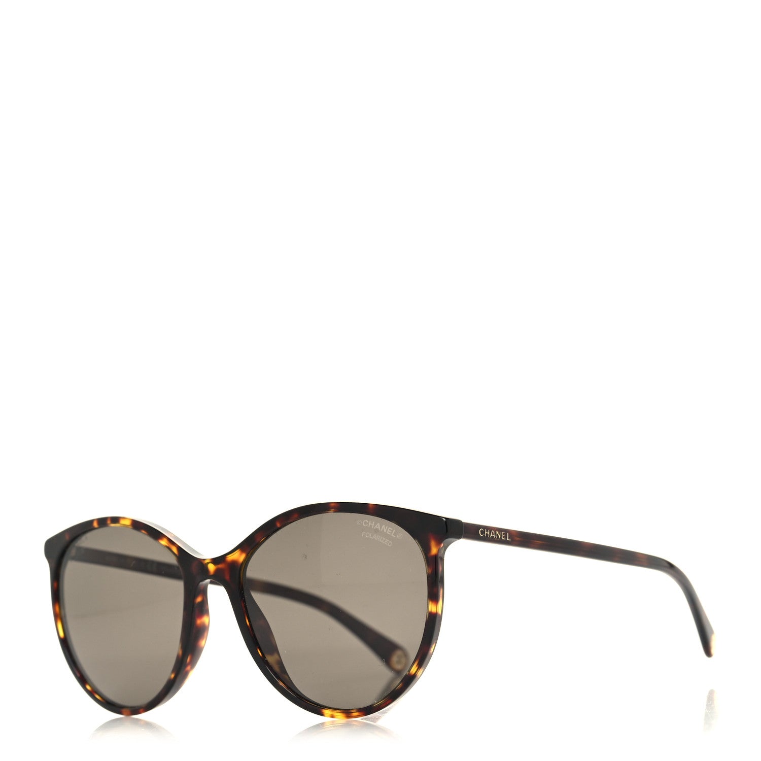 Chanel Acetate Pantos Cat Eye Sunglasses 5448 Tortoise 1 of 8
