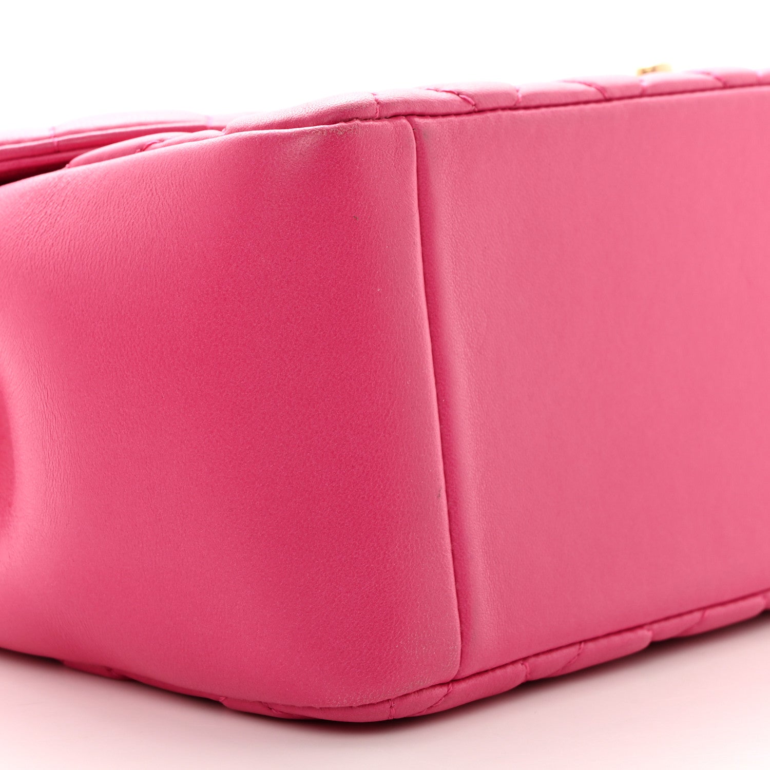 Chanel Lambskin Quilted Medium Mademoiselle Chic Flap Fuchsia 9 of 10