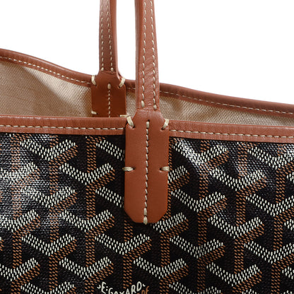 Goyard Goyardine Saint Louis GM Black Gold 9 of 10