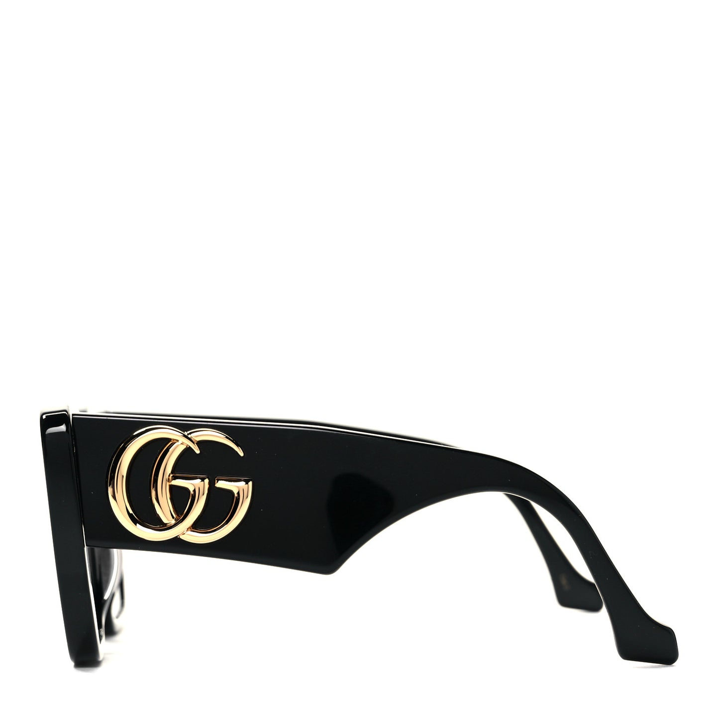 Acetate Square Frame Sunglasses GG0956S Black