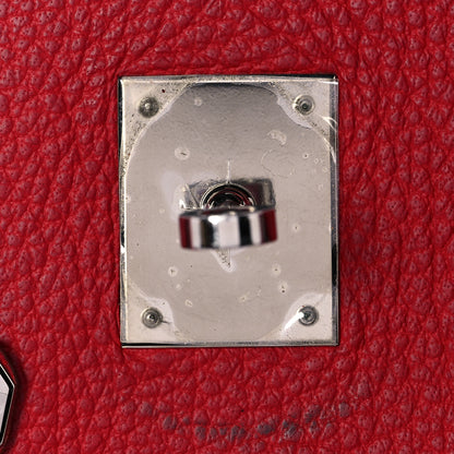 Hermes Buffle Skipper Birkin 35 Rouge Vif 24 of 43