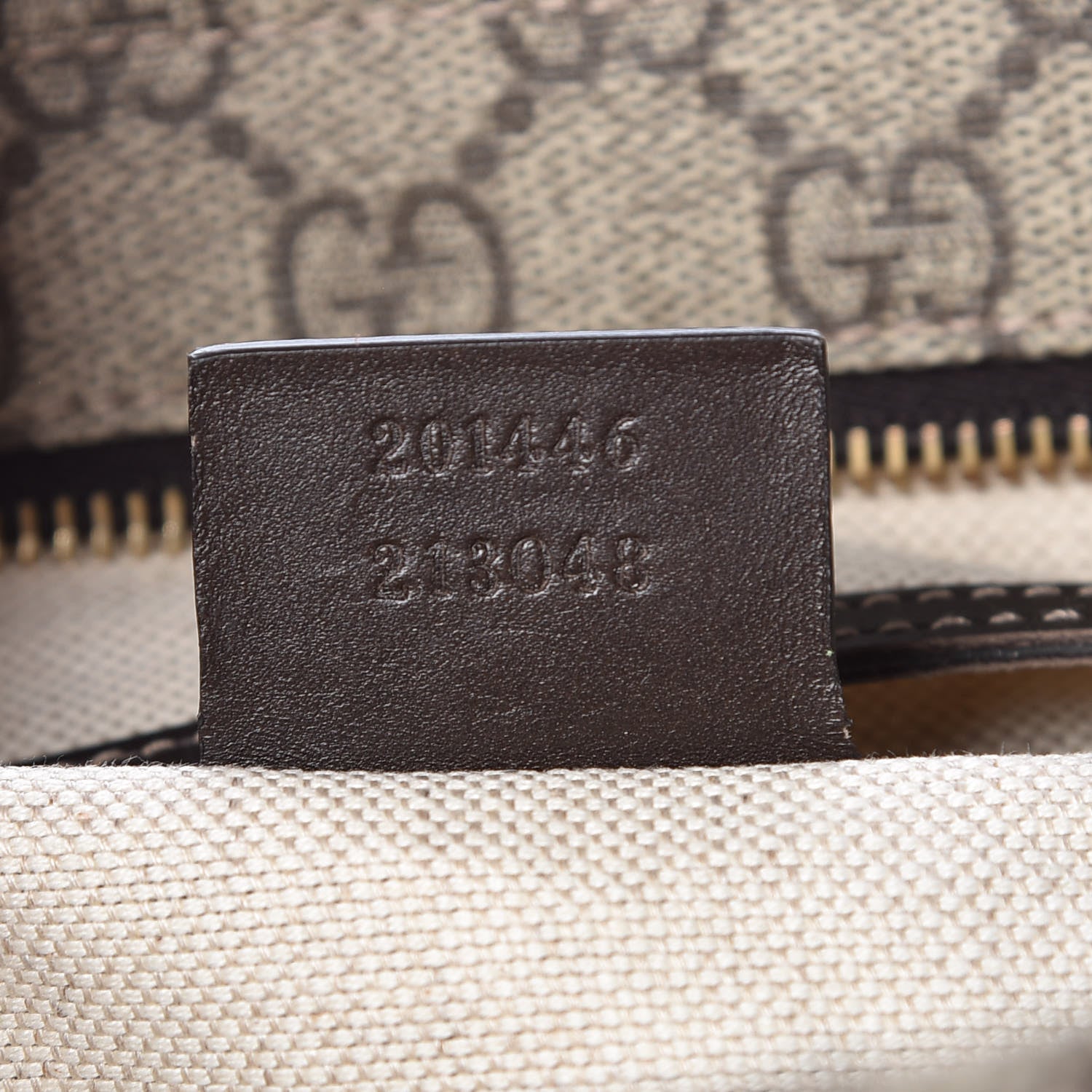 Gucci GG Supreme Monogram Medium Flat Messenger Bag Dark Brown 8 of 10