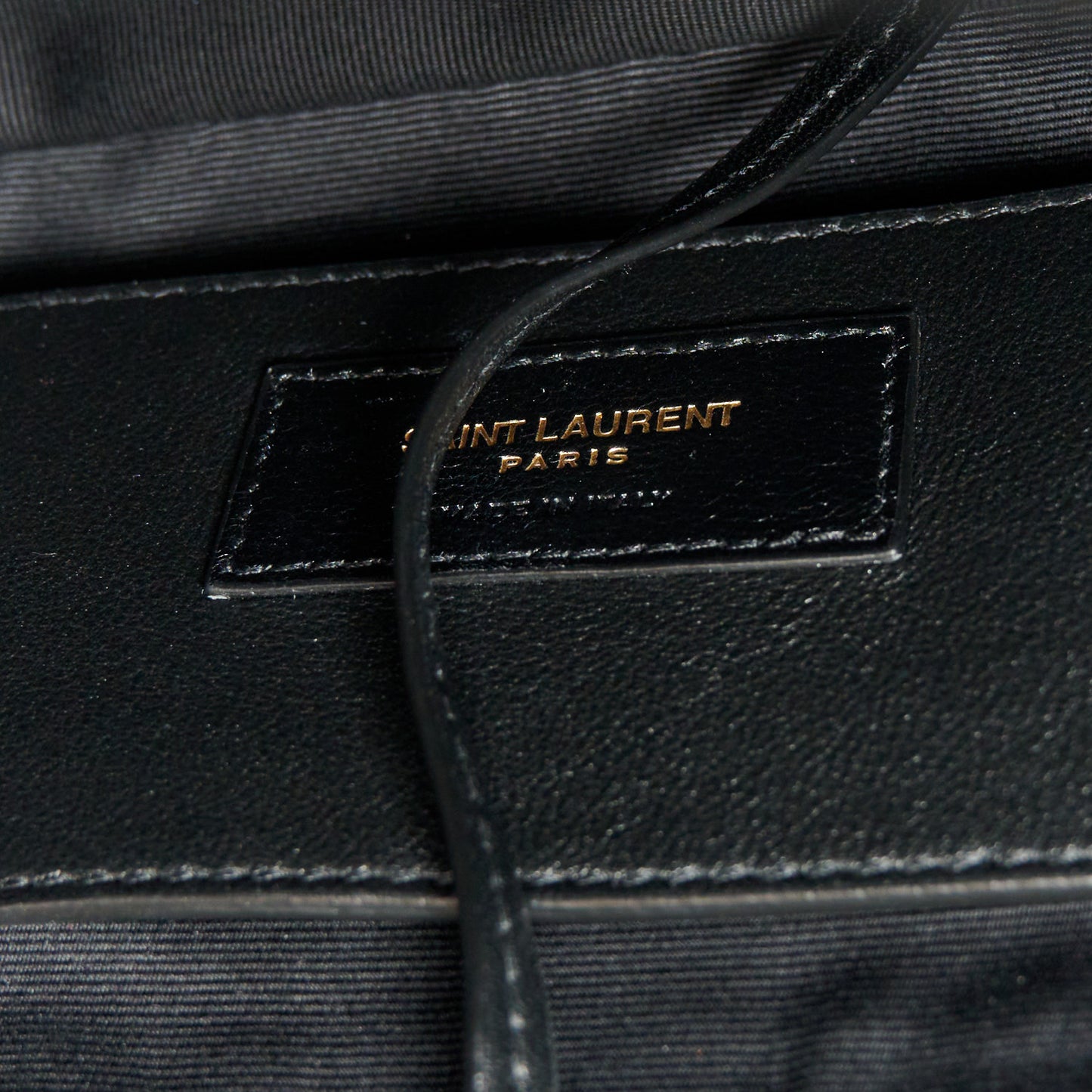 Lambskin Matelasse Monogram Small Jamie 4.3 Black