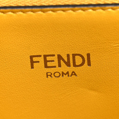 Fendi X SARAH COLEMAN Nappa FF Fish Eye Embossed Mini Peekaboo I SEE U Satchel Mimosa 6 of 11