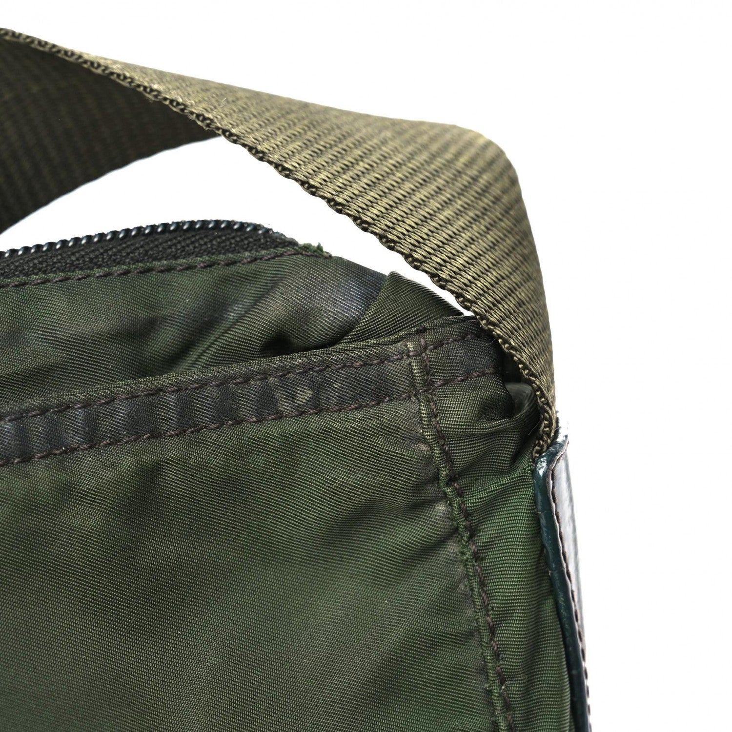 Prada Tessuto Nylon Hobo Green 15 of 18