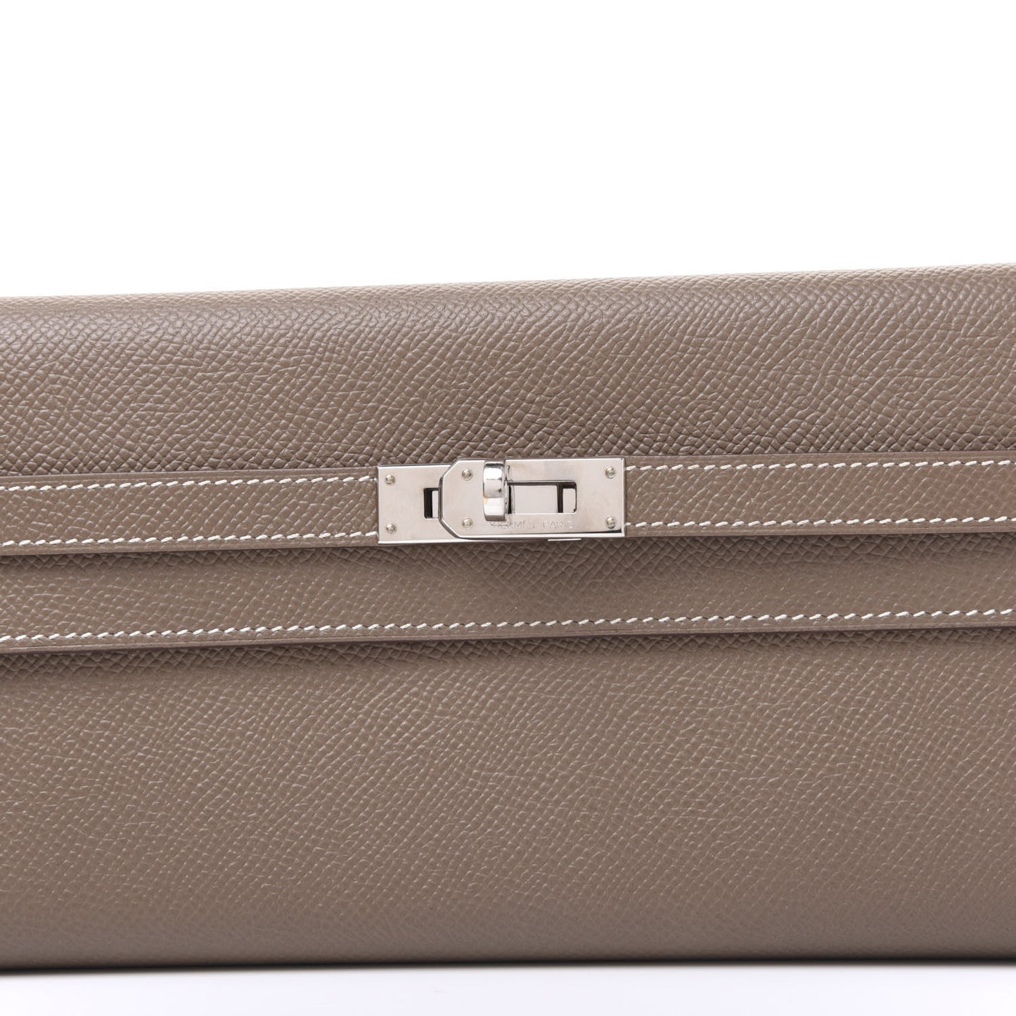 Epsom Kelly Longue Wallet Etoupe