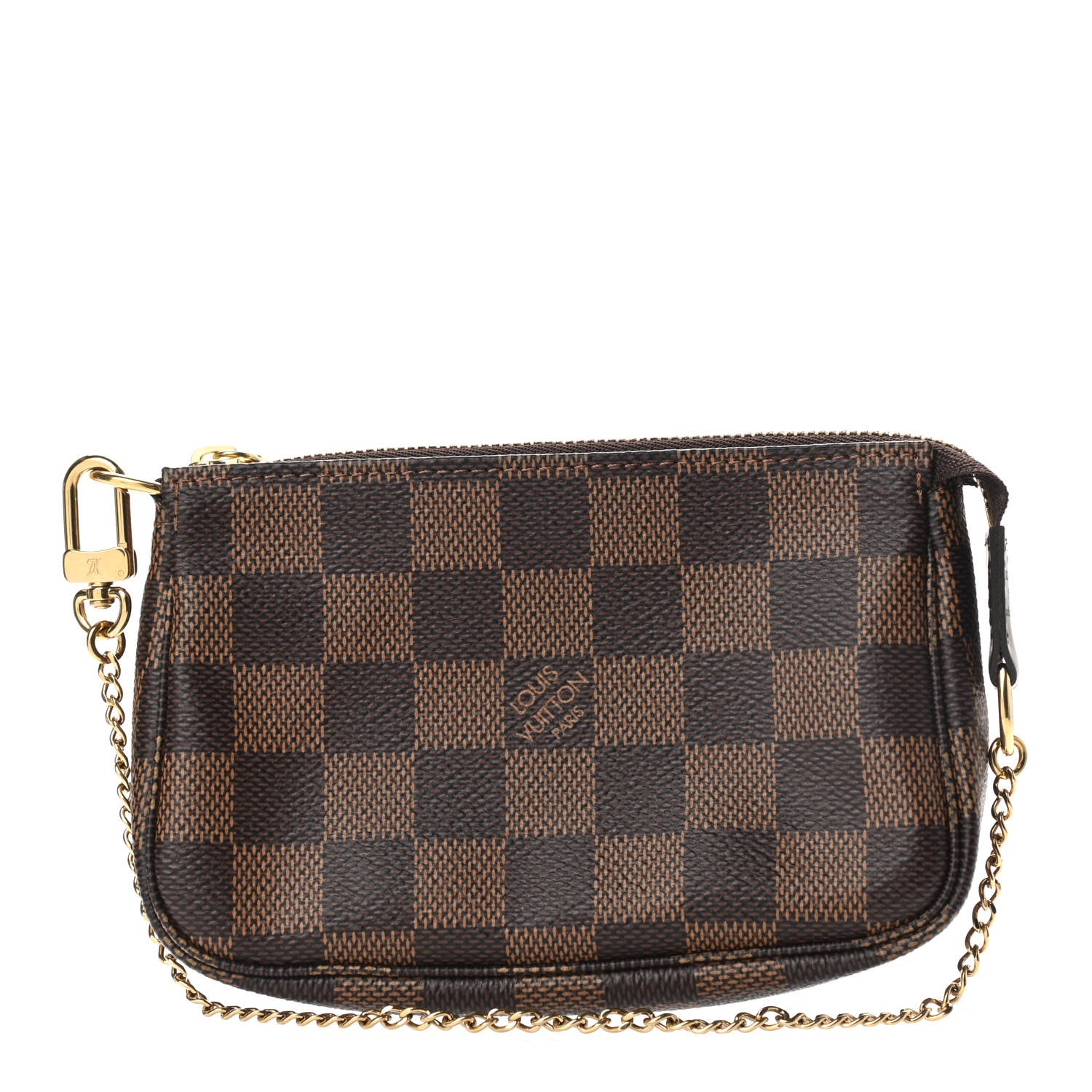 Louis Vuitton Damier Ebene Mini Pochette Accessories 1 of 8