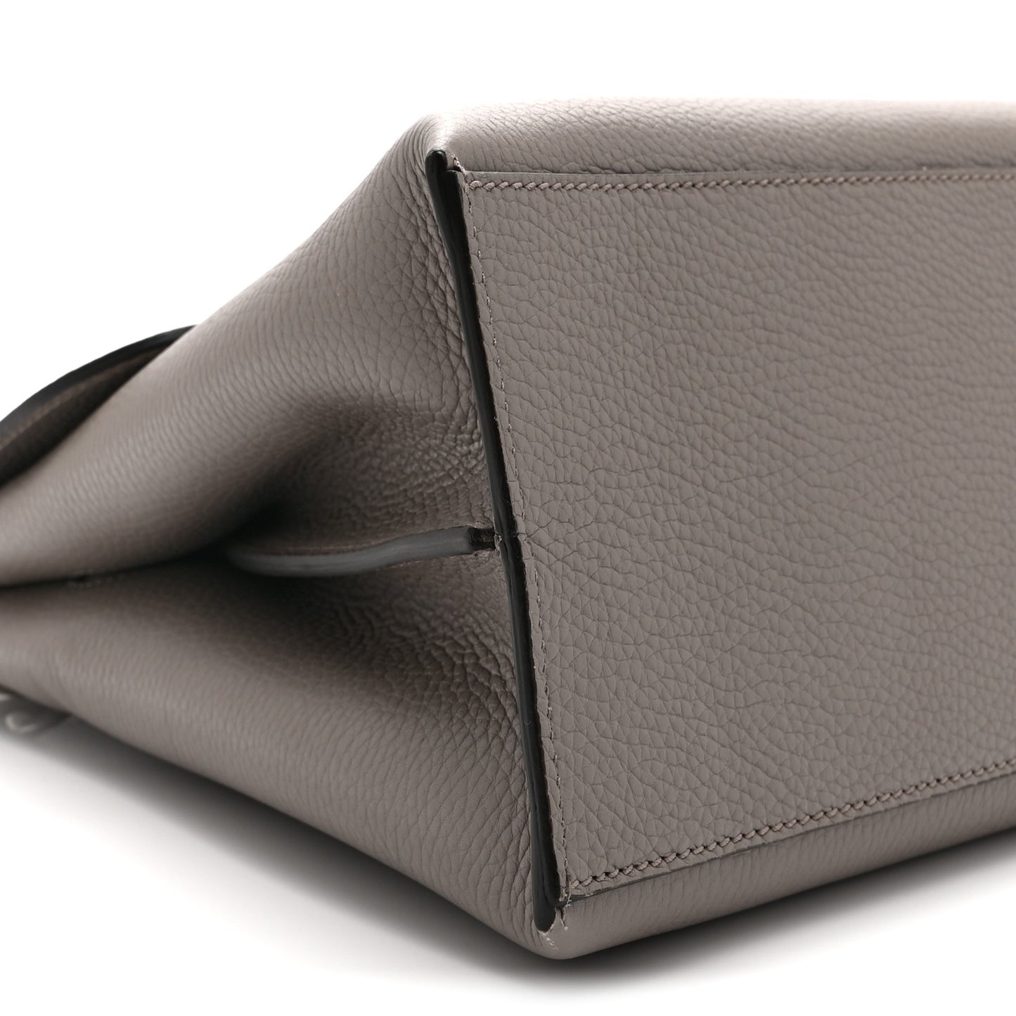 Cellarius Calfskin Medium Bamboo Daily Top Handle Bag Storm Grey