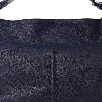 Bottega Veneta Washed Cervo Deerskin Hobo Denim 8 of 10