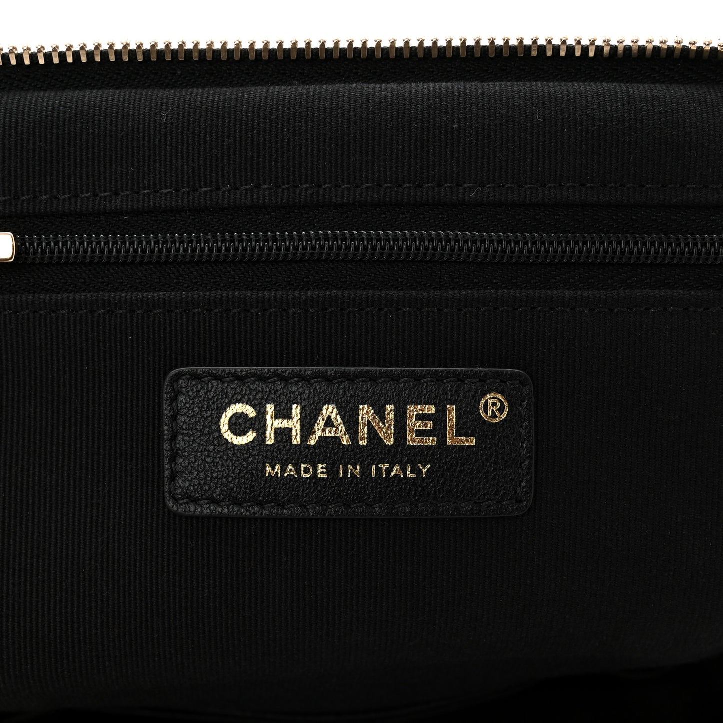 Lambskin Quilted Multi Pocket Top Handle Vanity With Chain Black