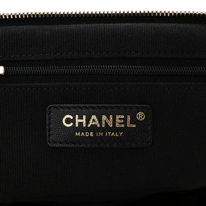 Chanel Lambskin Quilted Multi Pocket Top Handle Vanity With Chain Black 7 of 11