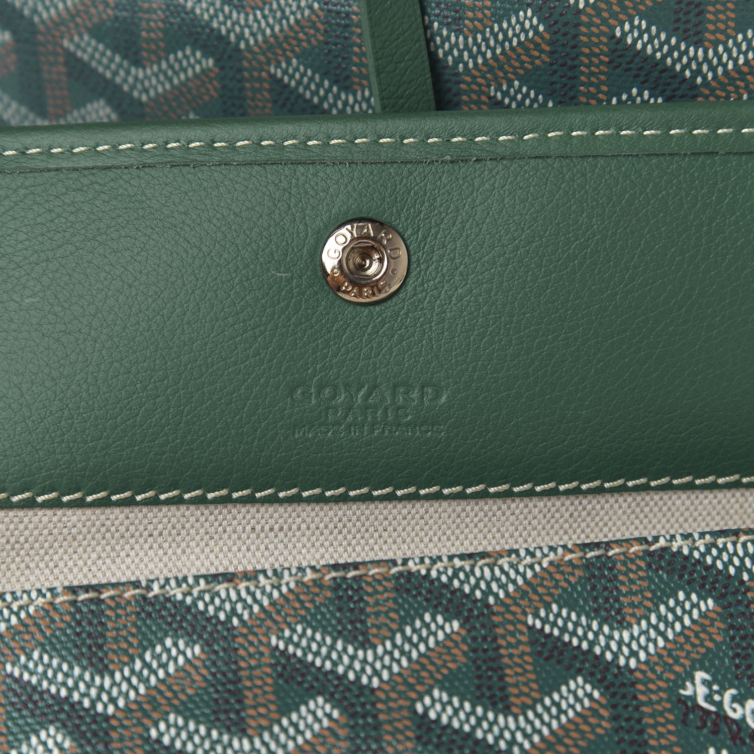 Goyard Goyardine Saint Louis PM Green 8 of 10