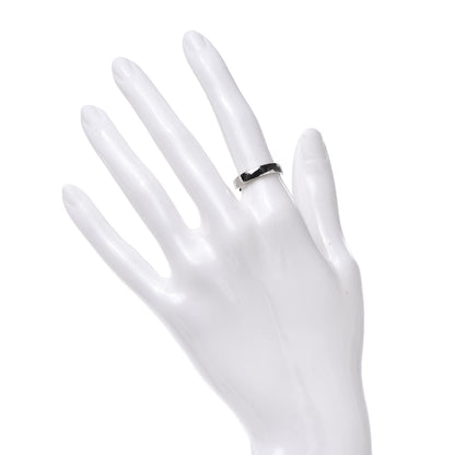 Cartier 18K White Gold 4mm Happy Birthday Band Ring 51 5.75 2 of 4