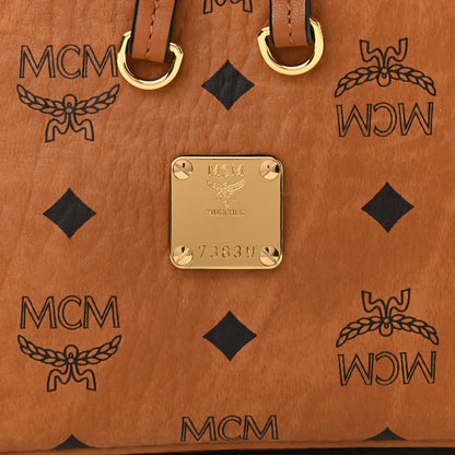 MCM Visetos Essential Drawstring Bag Cognac 6 of 9