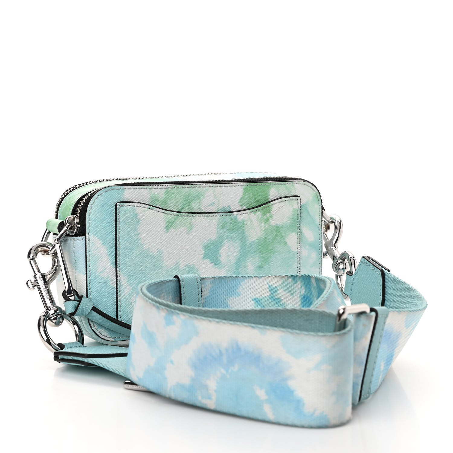 Marc Jacobs Saffiano Tie Dye Small Snapshot Camera Bag Blue Multicolor 3 of 15