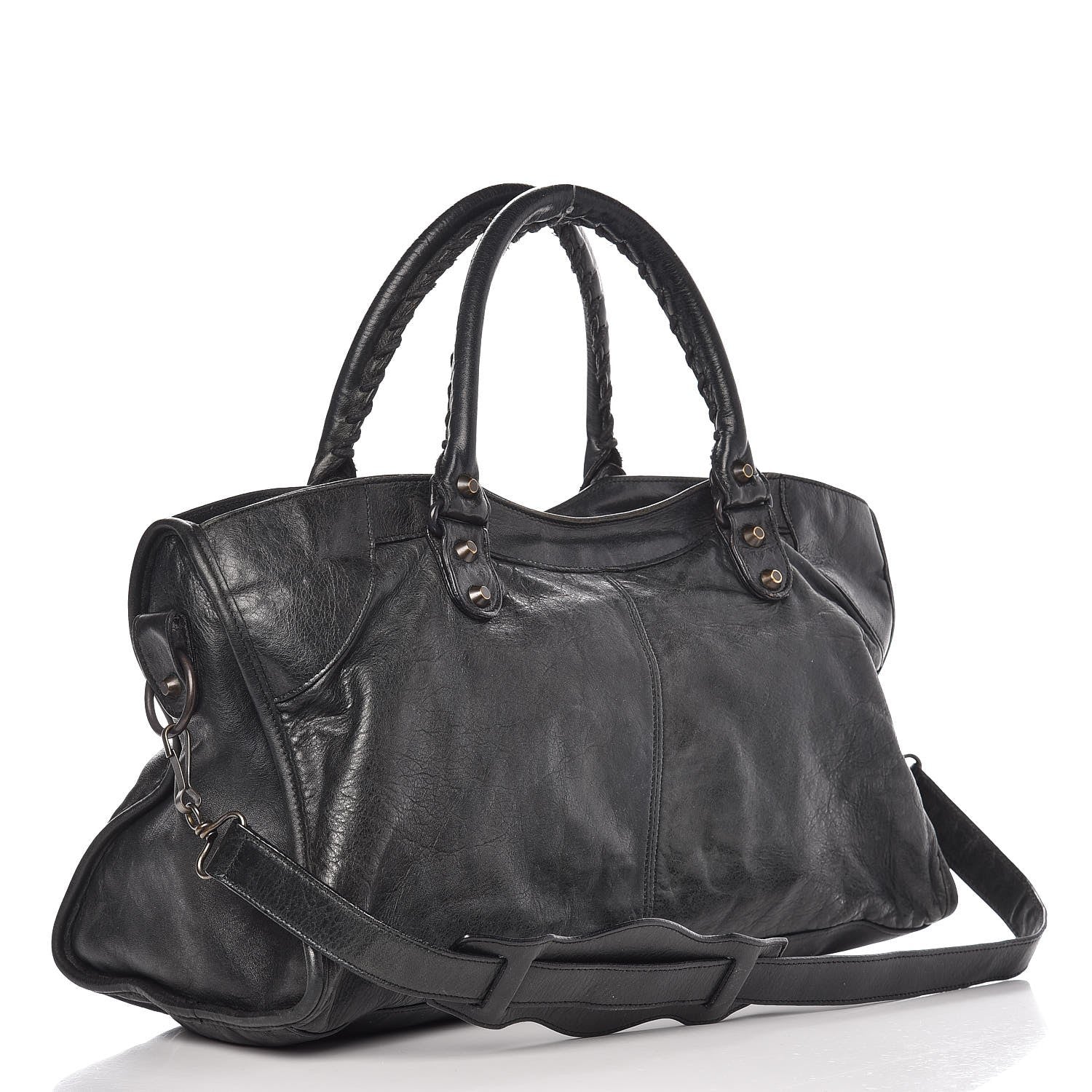 Balenciaga Agneau Classic Hardware Part Time Anthracite 3 of 9