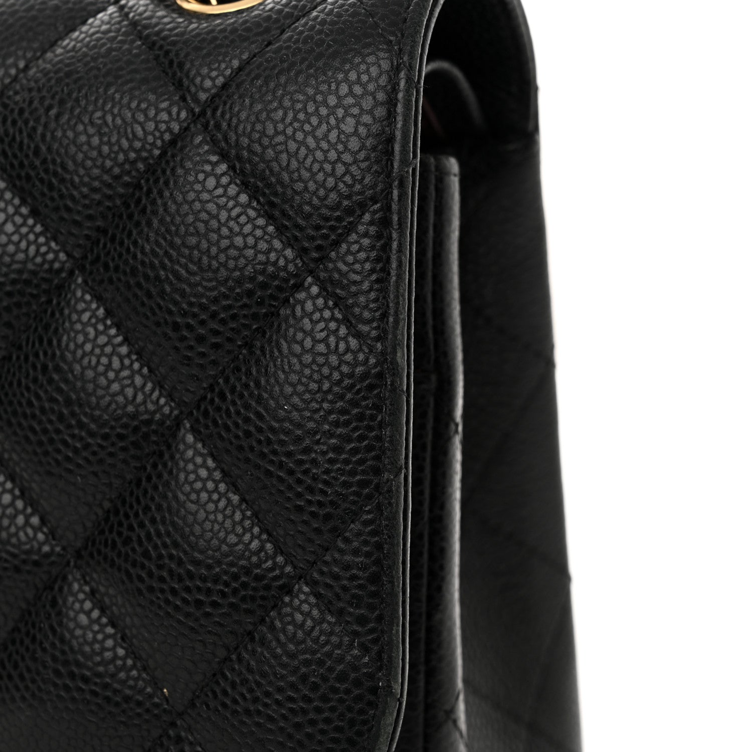 Chanel Caviar Quilted Jumbo Double Flap Black 18 of 21