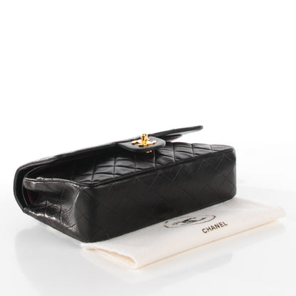 Chanel Lambskin Quilted Medium Double Flap Black 4 of 9