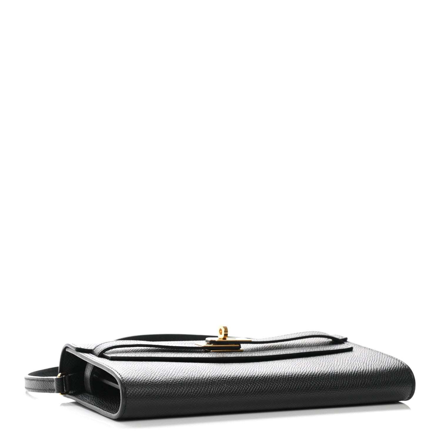 Hermes Epsom Kelly Wallet To Go Black 4 of 9