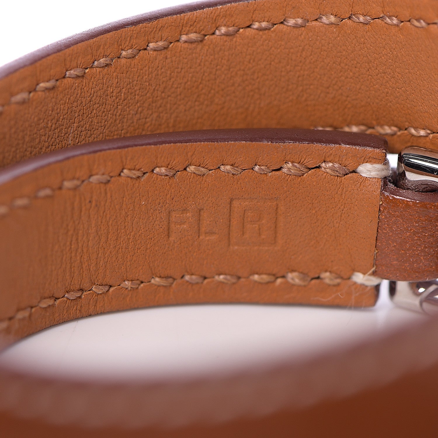 Hermes Barenia Rivale Double Tour Bracelet S Fauve 4 of 6
