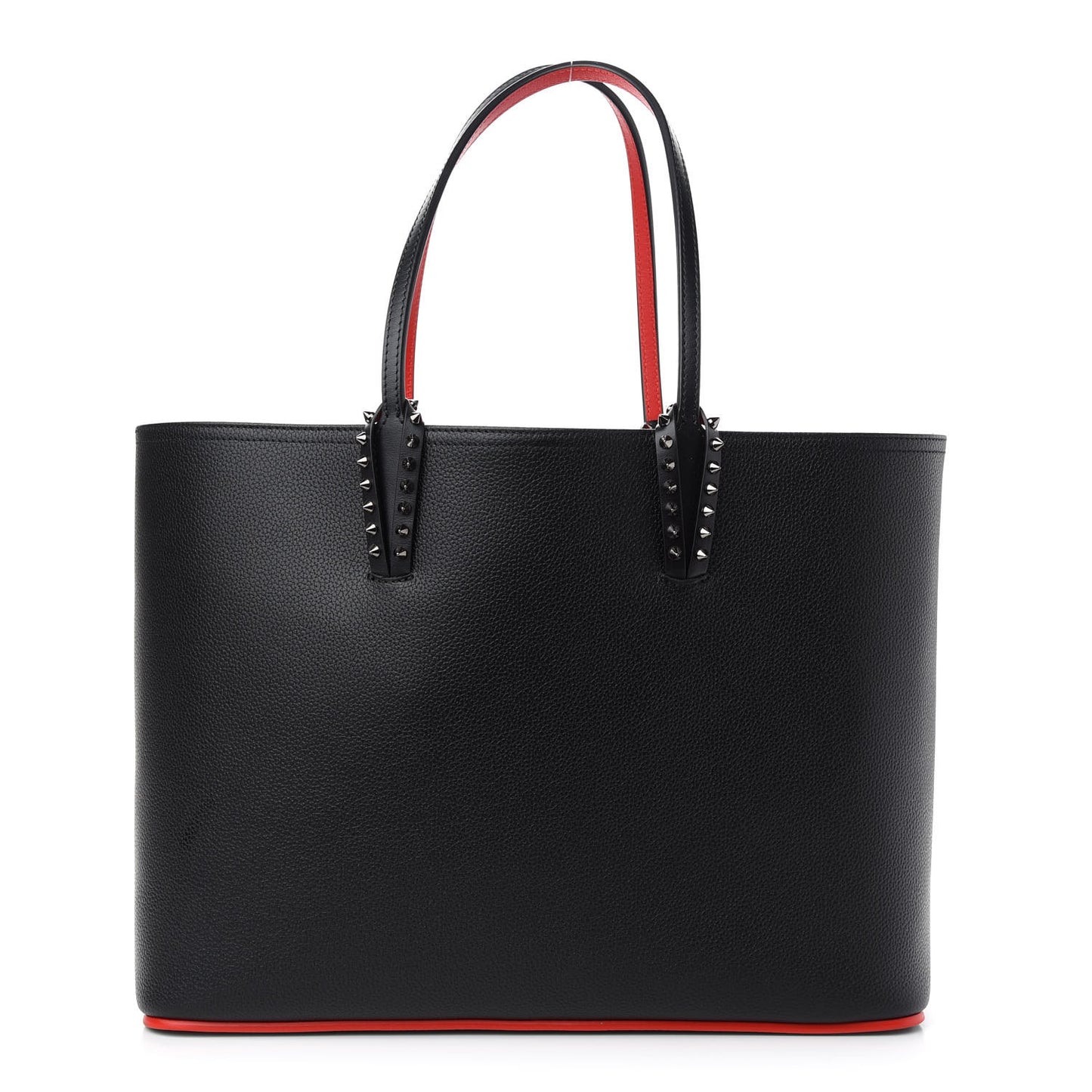 Calfskin Spikes East West Cabata Tote Black