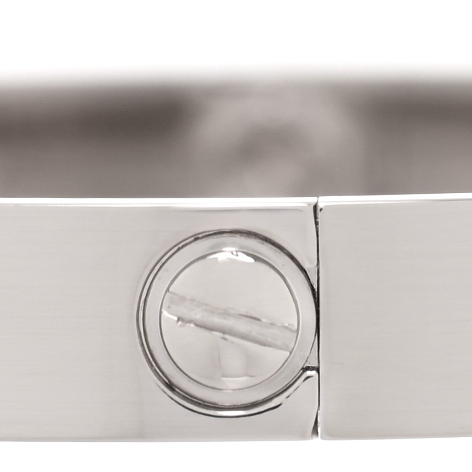 Cartier 18K White Gold LOVE Bracelet 16 8 of 10