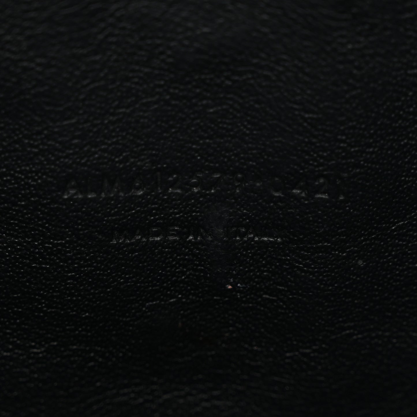 Grain De Poudre Matelasse Monogram Mini Lou Camera Bag Black