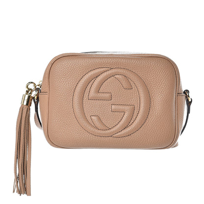 Gucci Pebbled Calfskin Small Soho Disco Bag Rose Beige 1 of 14