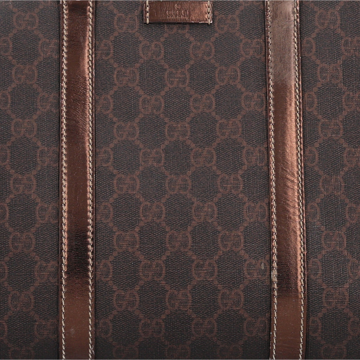 Gucci GG Supreme Monogram Medium Joy Boston Dark Brown Bronze 10 of 12