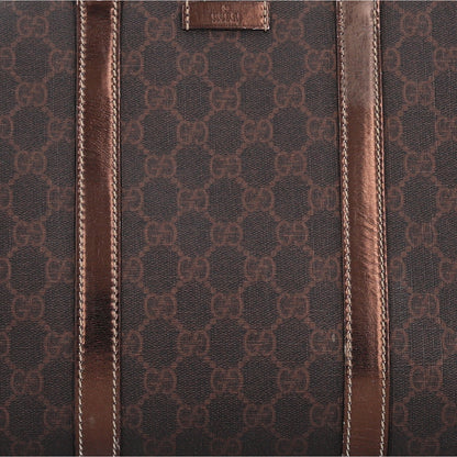 Gucci GG Supreme Monogram Medium Joy Boston Dark Brown Bronze 10 of 12