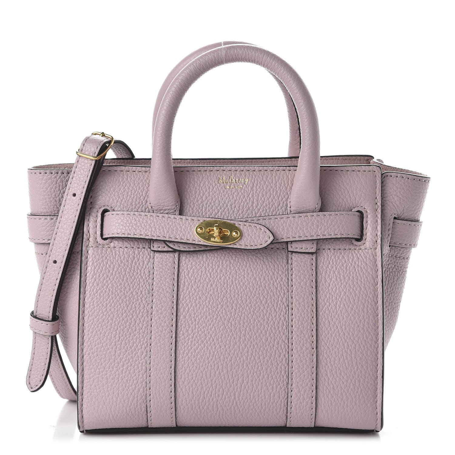 Mulberry Small Classic Grain Mini Zipped Bayswater Blossom 1 of 9