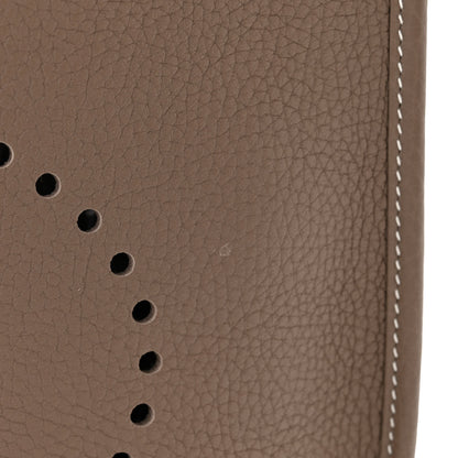 Hermes Taurillon Clemence Evelyne III PM Etoupe 11 of 12