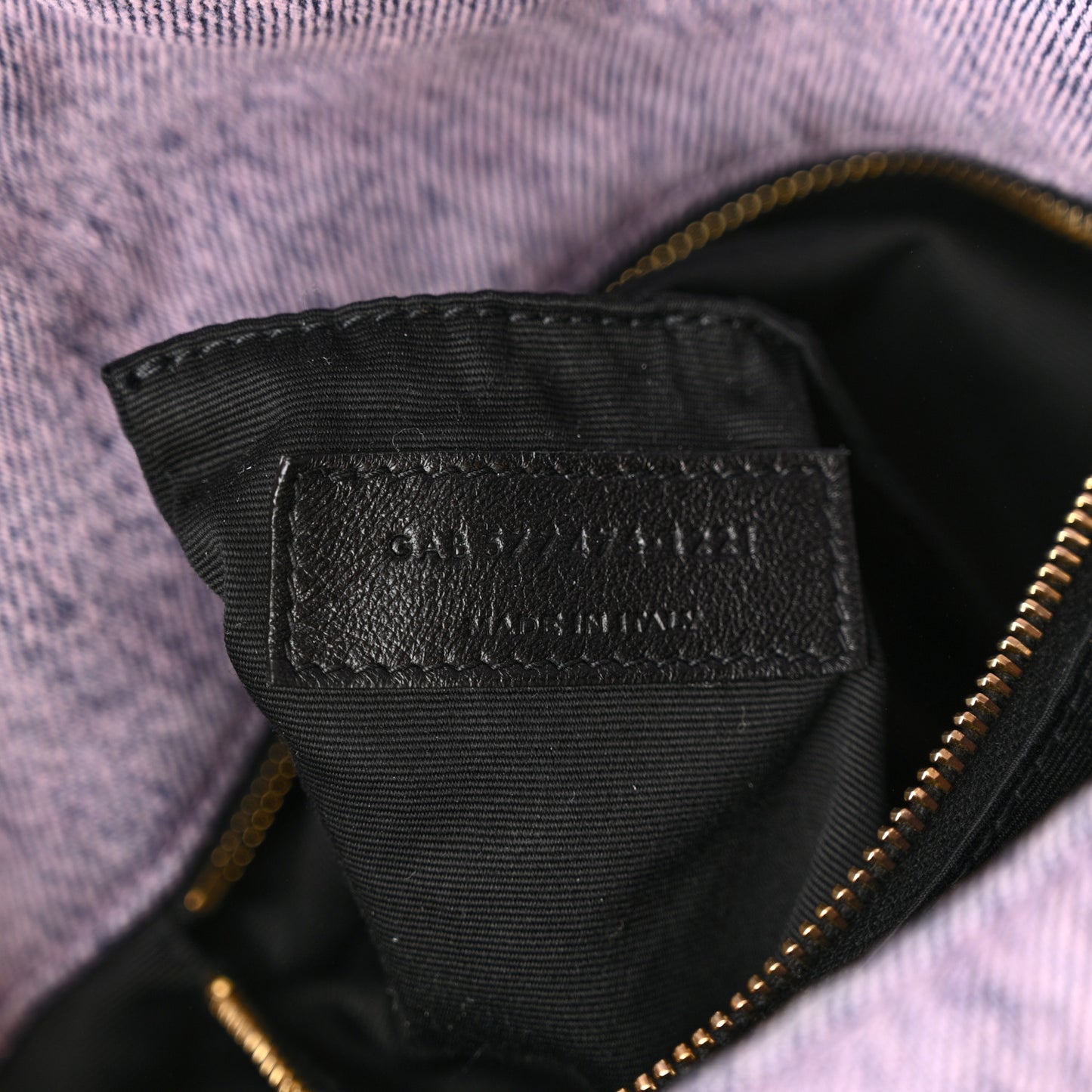 Denim Quilted Small Loulou Puffer Monogram Chain Satchel Bleached Lilac