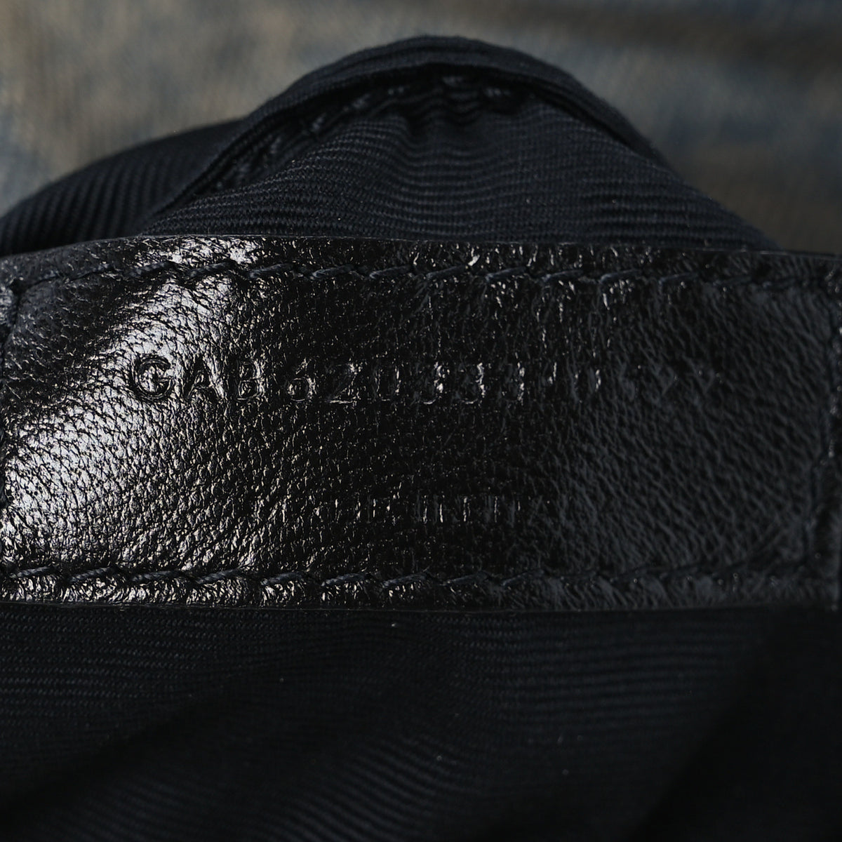 Saint Laurent Denim Quilted Toy Loulou Puffer Monogram Chain Satchel Blue Cinnamon 7 of 11