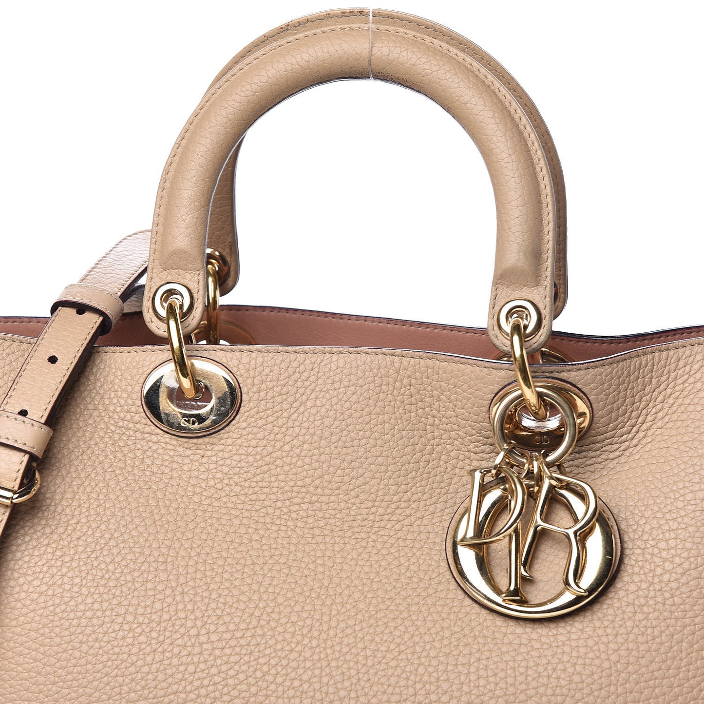 Bullcalf Large Diorissimo Tote Beige Petale