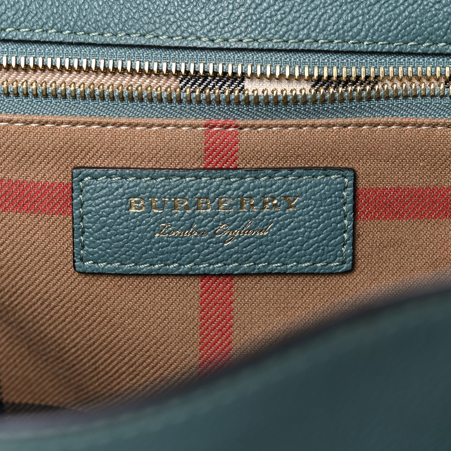 Soft Grain Calfskin Medium Buckle Tote Celadon Blue