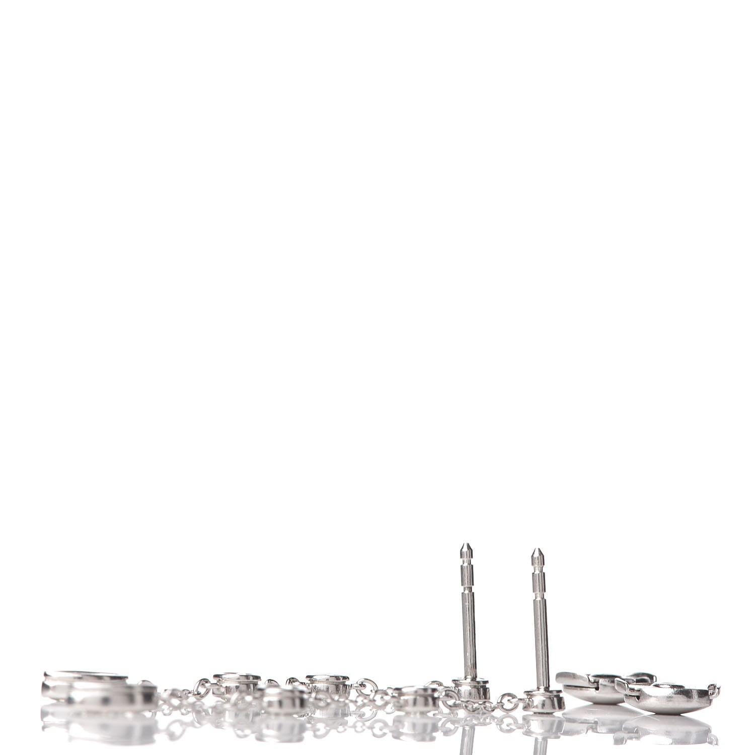 Tiffany Platinum Diamond .95ctw Swing Drop Earrings 5 of 6