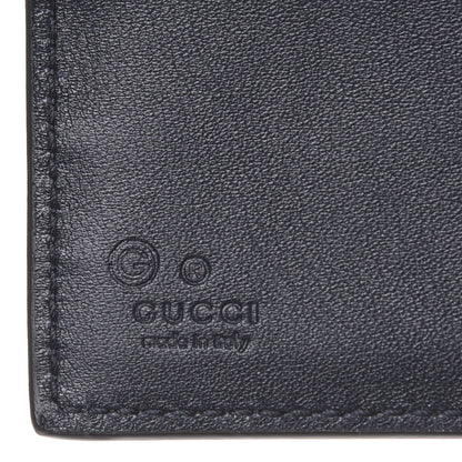 Gucci Microguccissima Bi-Fold Wallet Navy Blue 10 of 14