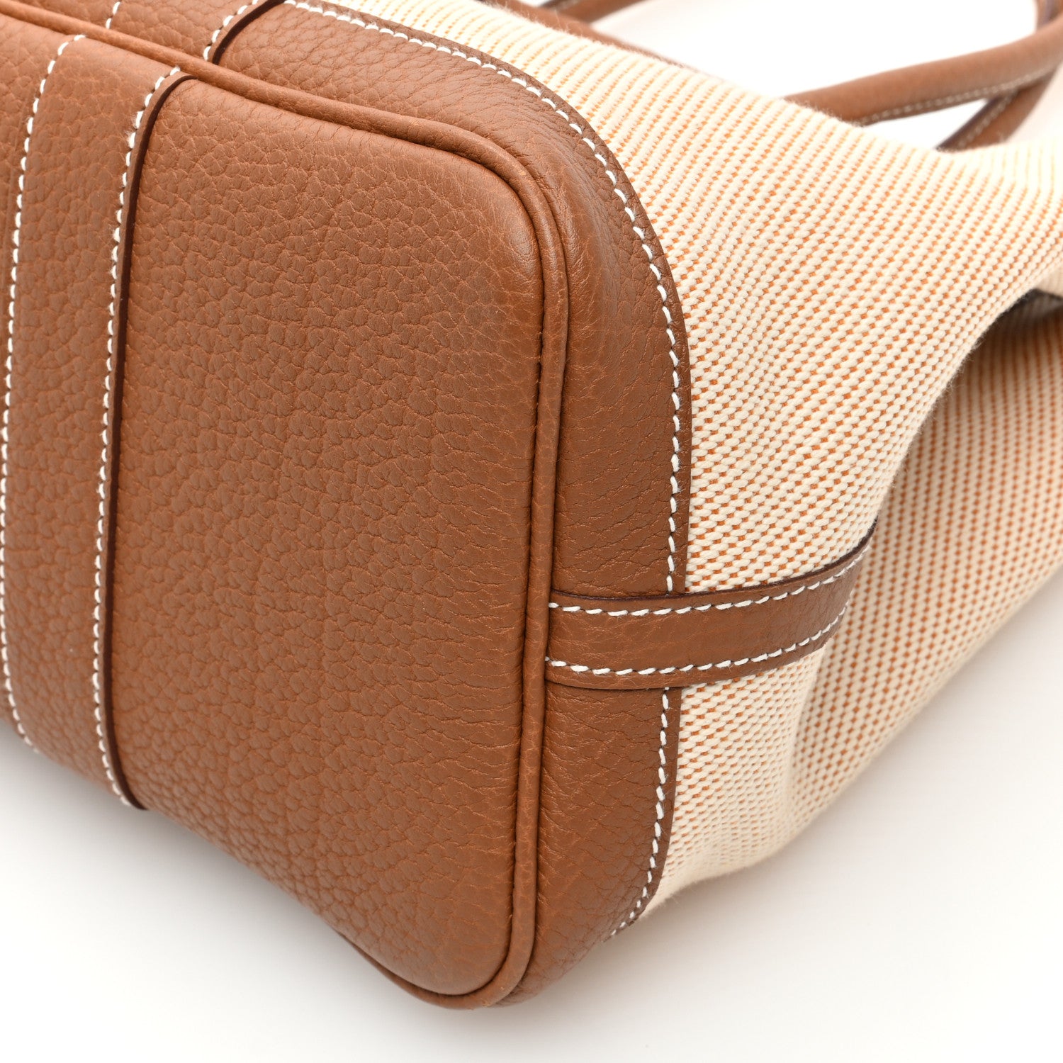 Hermes Toile Negonda Garden Party 30 TPM Ecru Orange Gold 9 of 9