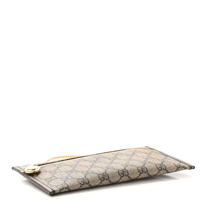 Gucci GG Supreme Monogram Large Rajah Chain Clutch Brown 3 of 6