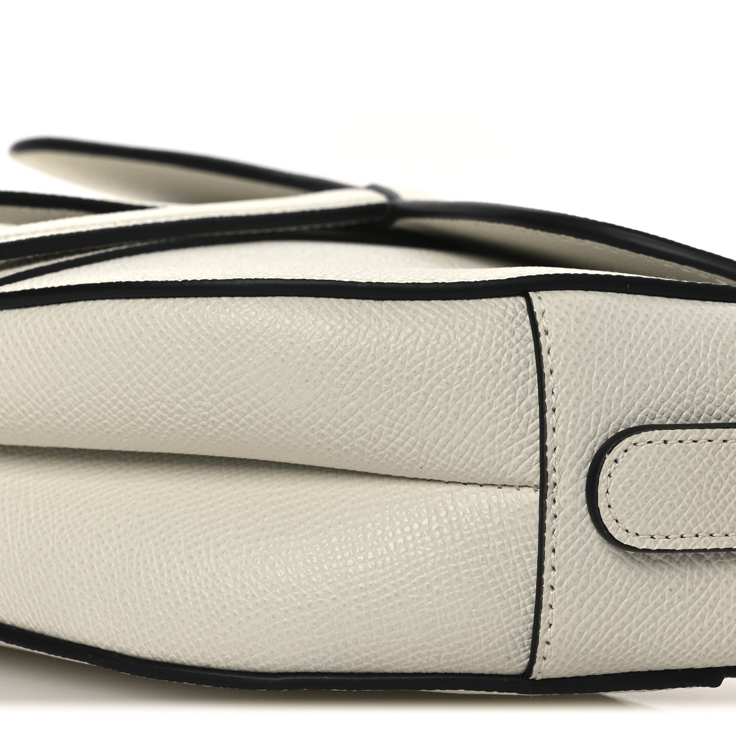 Christian Dior Grained Calfskin Saddle Bag With Strap Latte 10 of 10