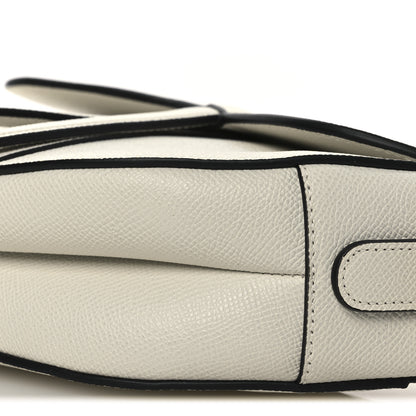 Christian Dior Grained Calfskin Saddle Bag With Strap Latte 10 of 10