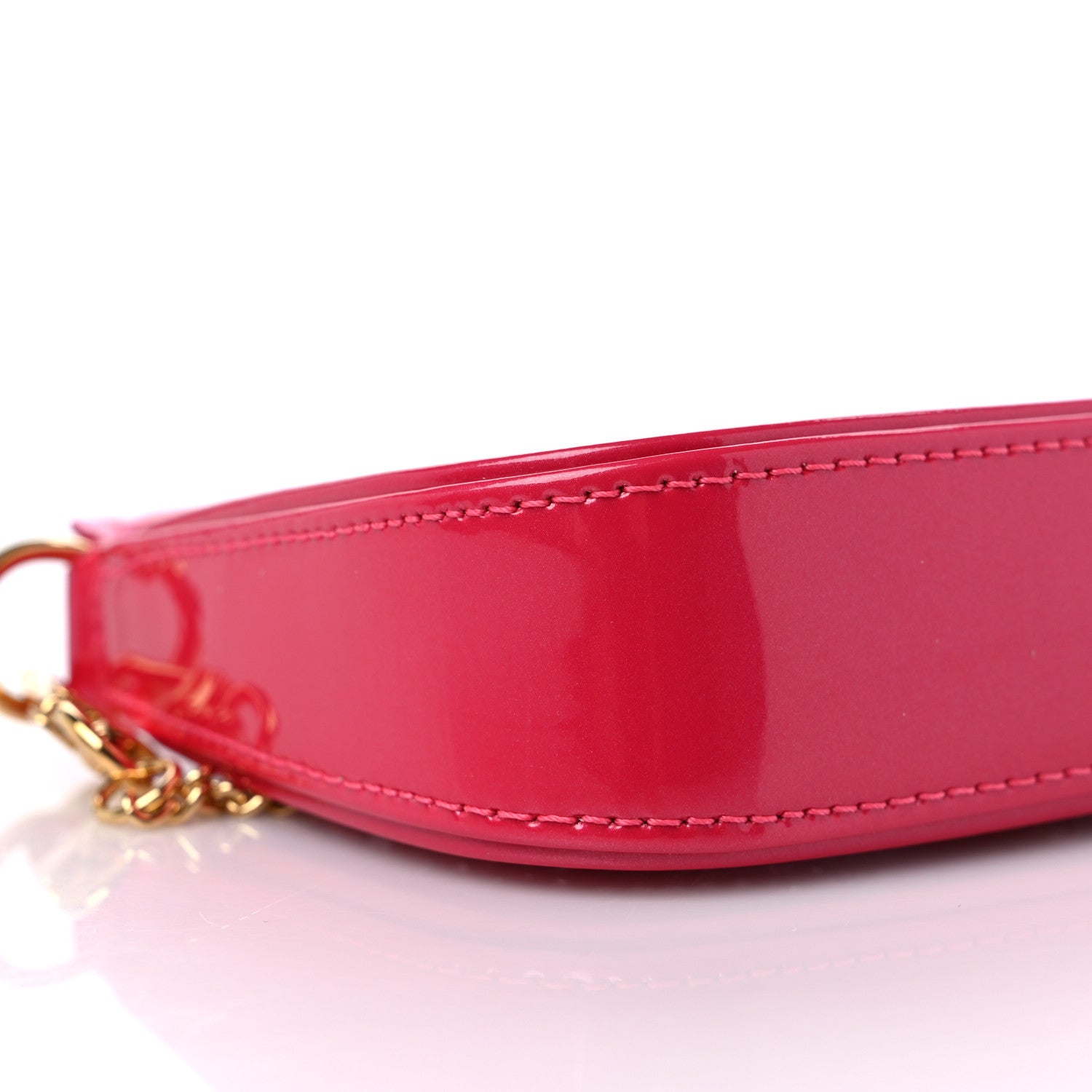 Louis Vuitton Vernis Valentine Mini Pochette Accessories Fuchsia Neon 7 of 8