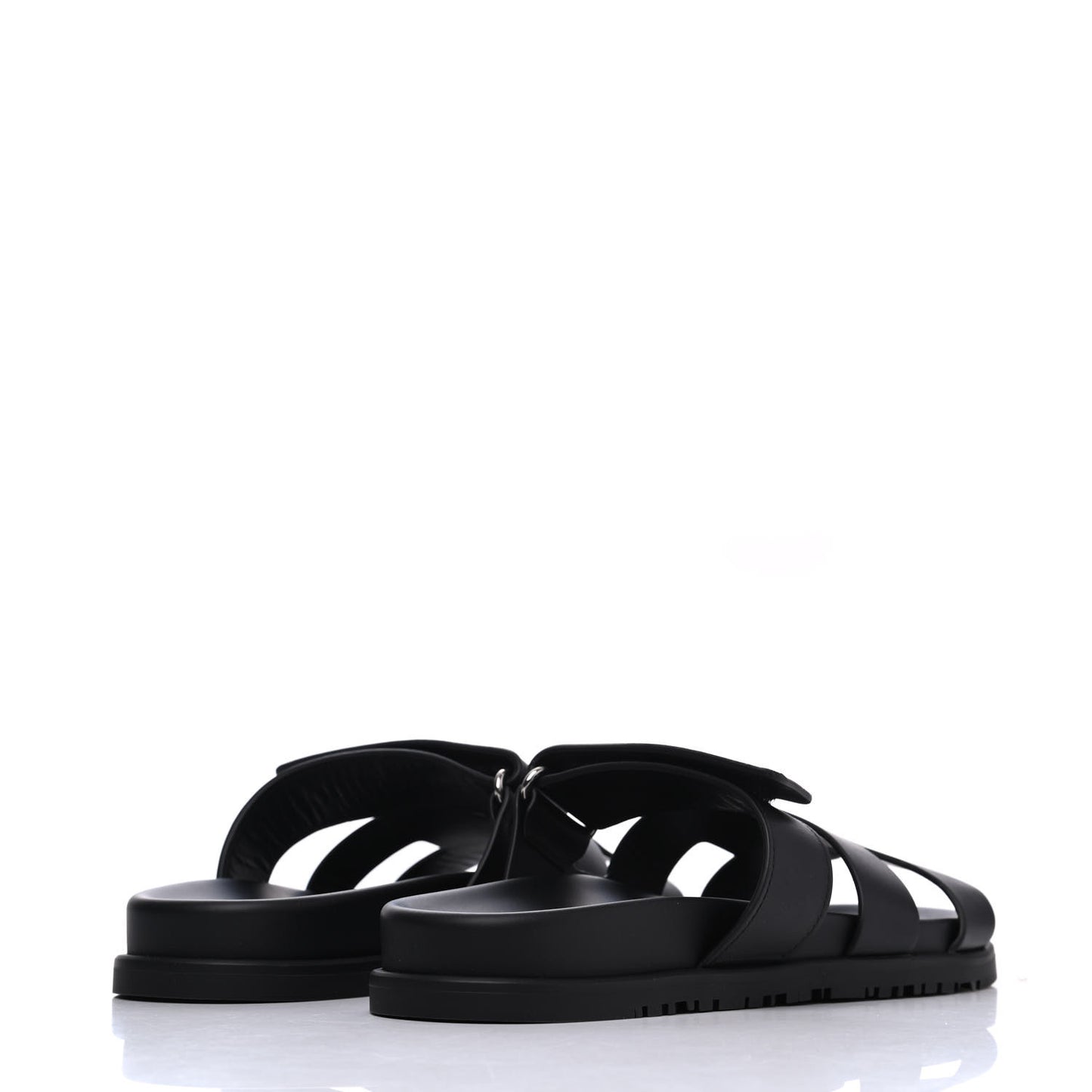 Calfskin Womens Chypre Sandals 39 Black