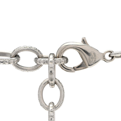 Chanel Crystal CC Short Necklace Silver 5 of 6